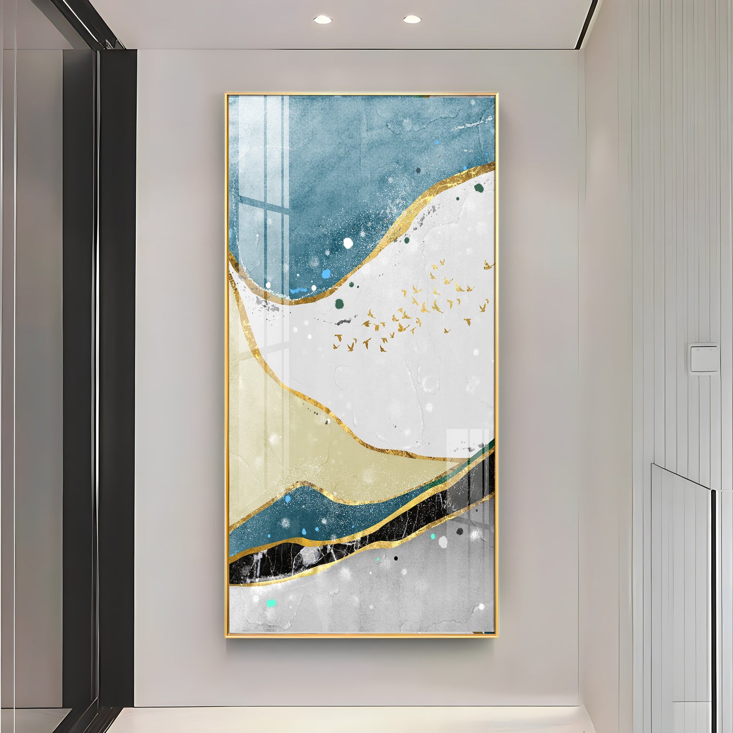 Modern Graffiti Premium Acrylic Vertical Wall Art