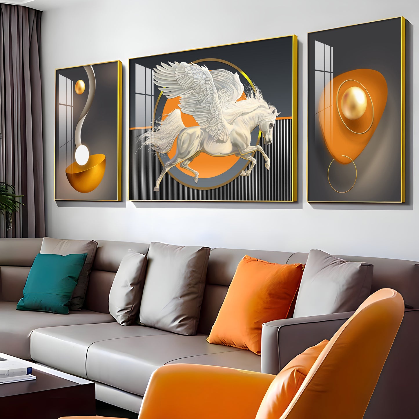 The Unicorn Premium Acrylic Wall Art (Set of 3)