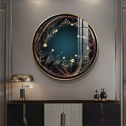 Astral Glow Premium Acrylic Round Wall Art