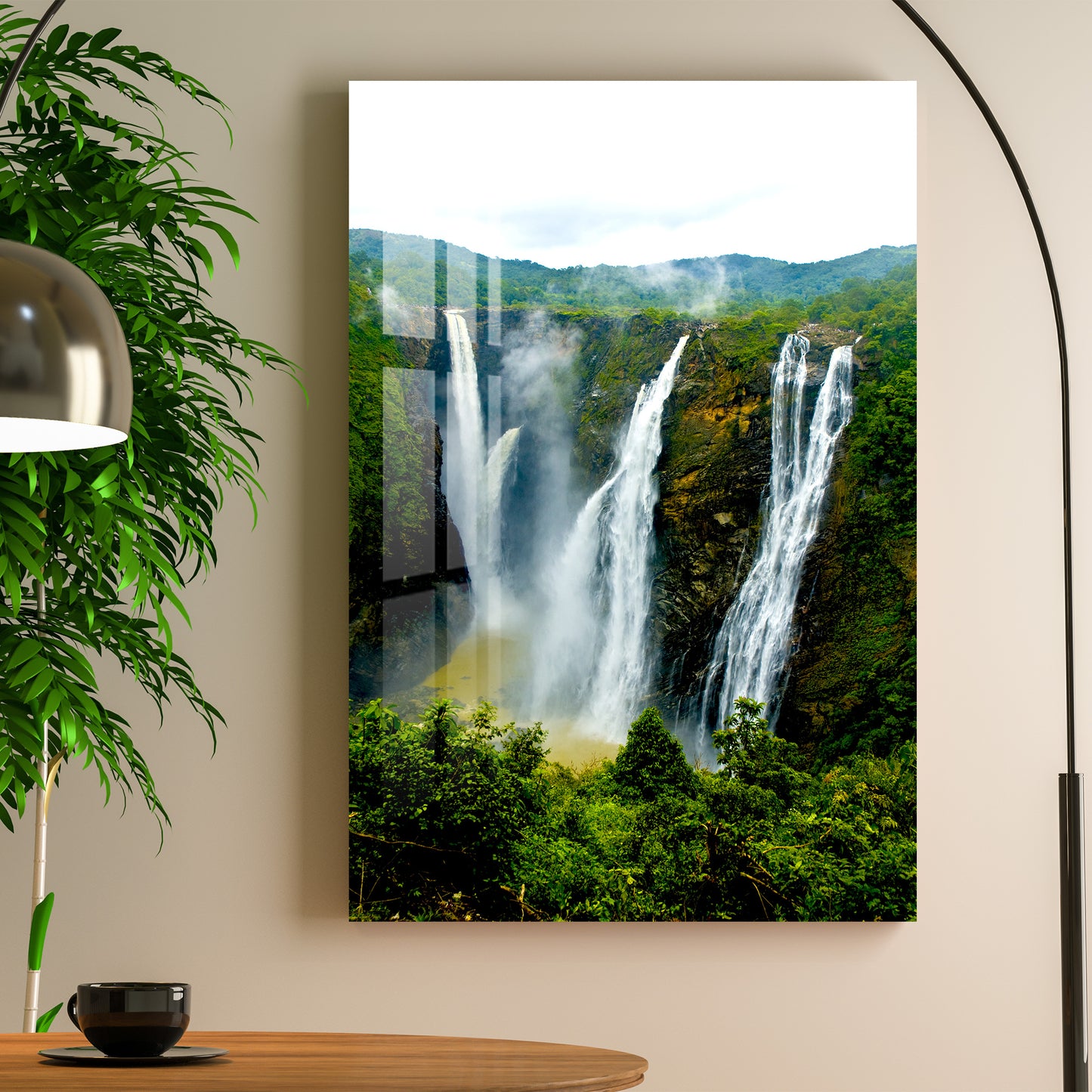 Sonorous Waterfall Acrylic Wall Art