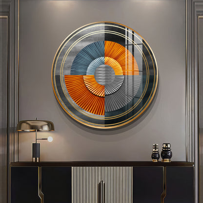 Grandeur Circle Premium Acrylic Round Wall Art