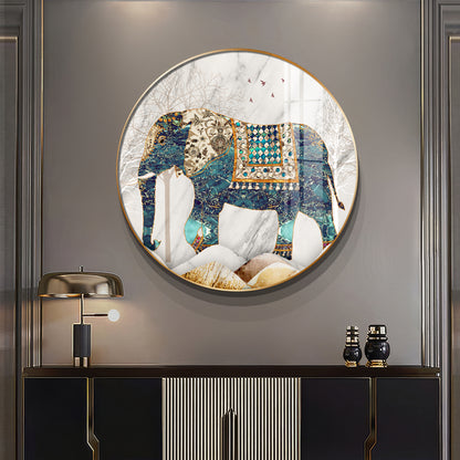 Majestic Alpha Premium Acrylic Round Wall Art