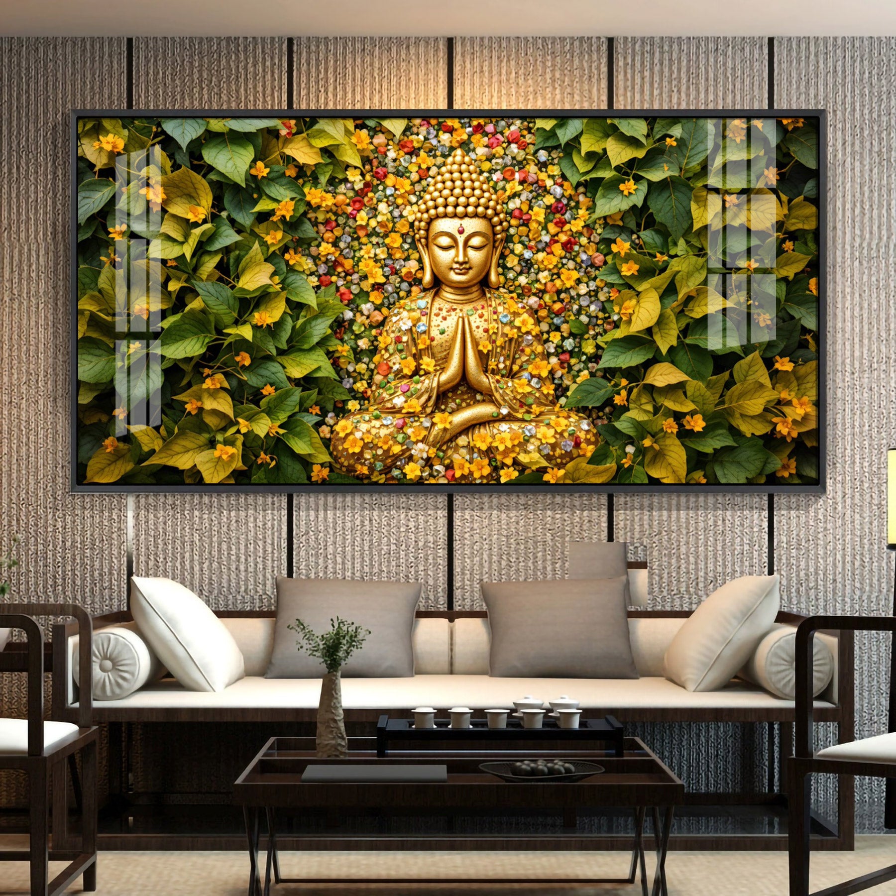 Peaceful Guardian Wall Piece Premium Acrylic Horizontal Wall Art