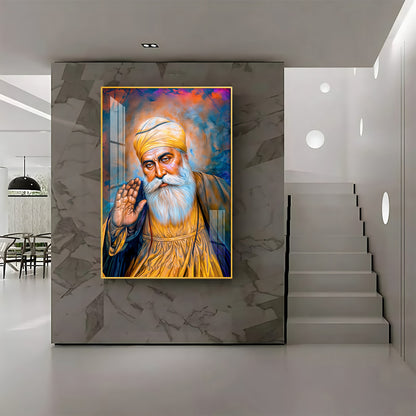 Divine Guru Ji Premium Vertical Acrylic Wall Art