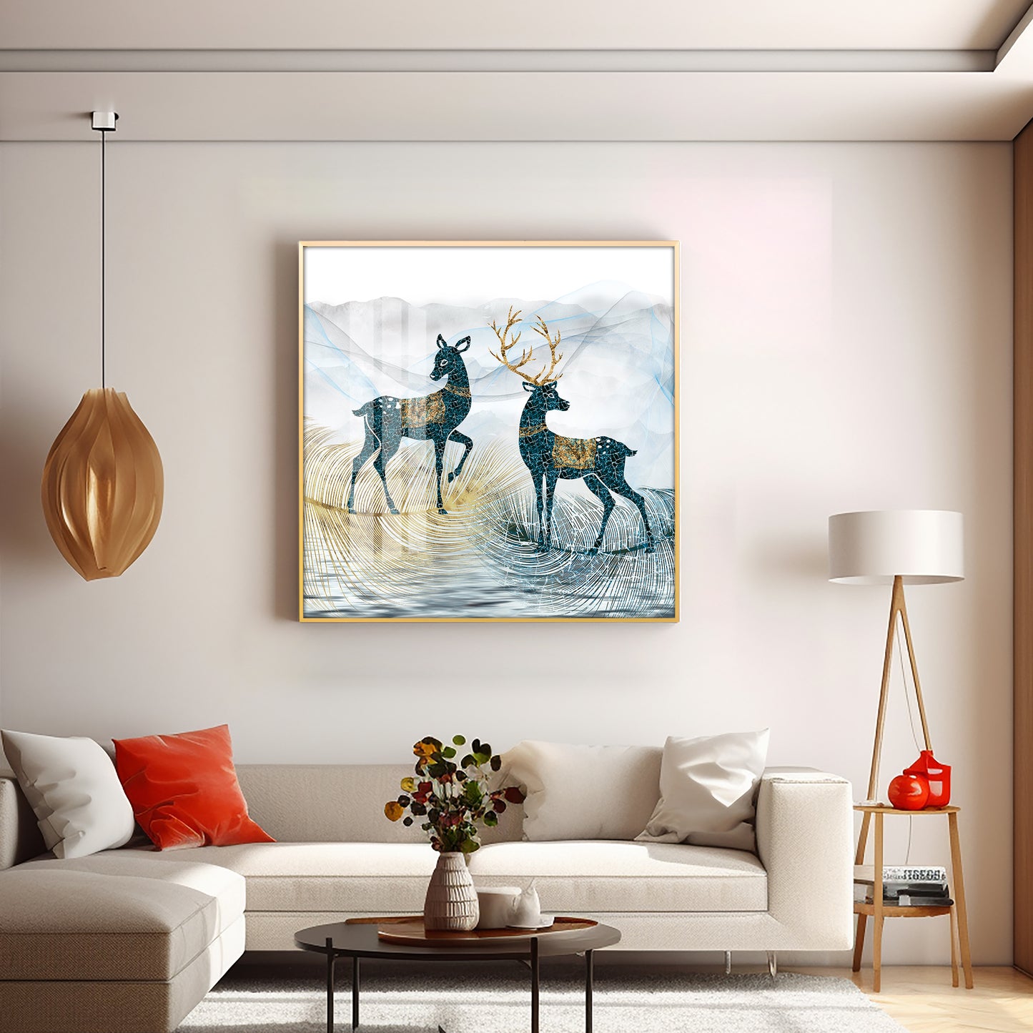 Modern Wildlife Premium Acrylic Square Wall Art