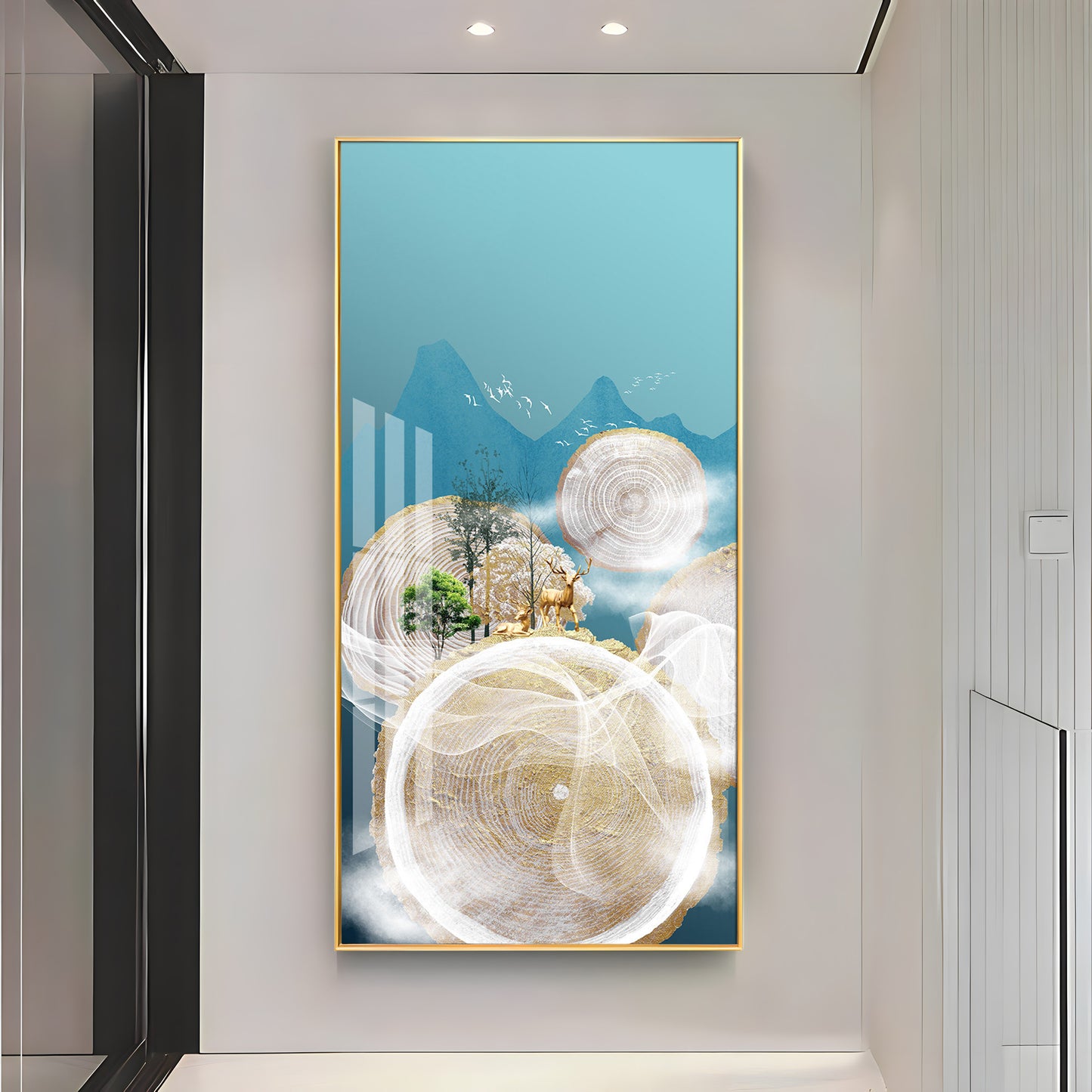 Mild Century Premium Acrylic Vertical Wall Art