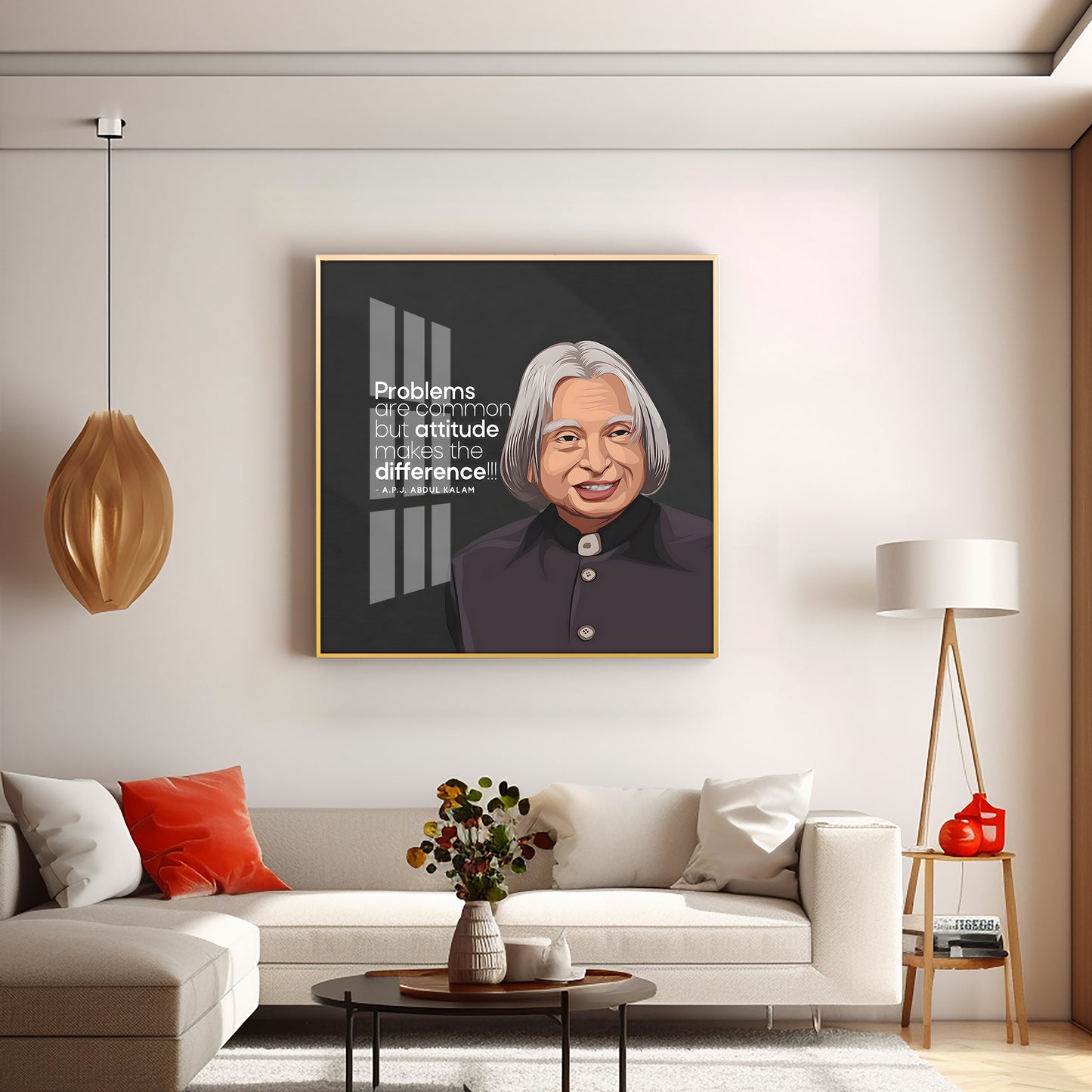 Dr. A.P.J  Abdul Kalam Premium Acrylic Square Wall Art