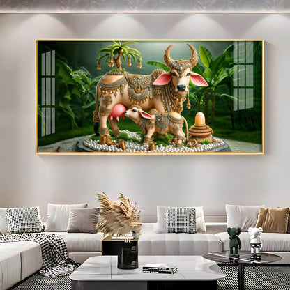 Nandi Jewelled Adornments Premium Acrylic Horizontal Wall Art