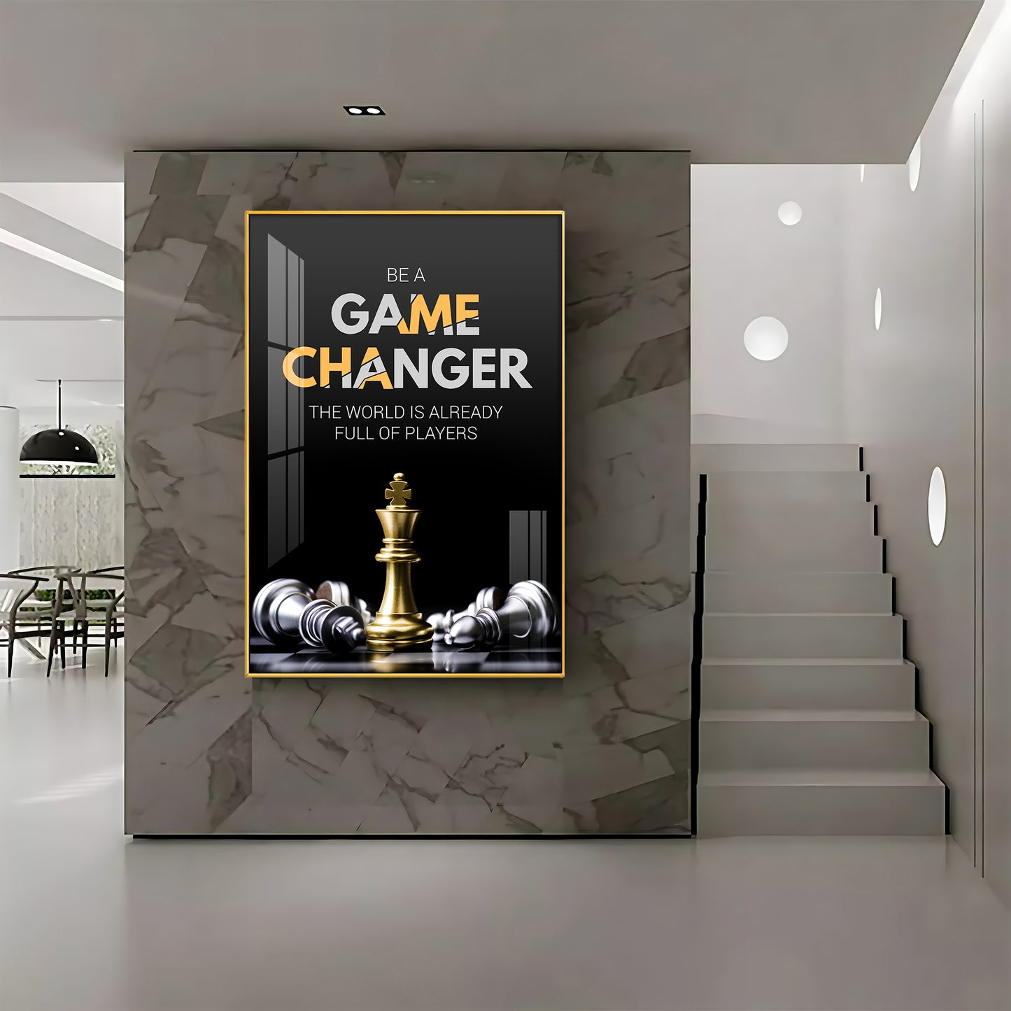 Be A Game Changer Premium Acrylic Vertical Wall Art