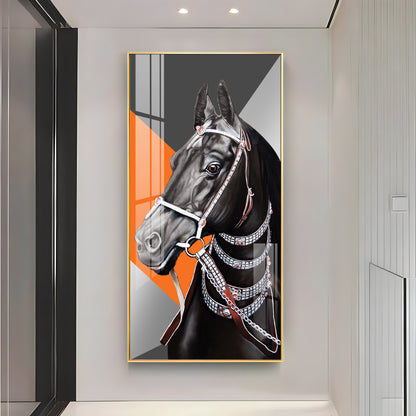 The Turkish Horse Premium Acrylic Vertical Wall Art