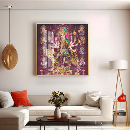Radiant Divinity Premium Acrylic Square Wall Art