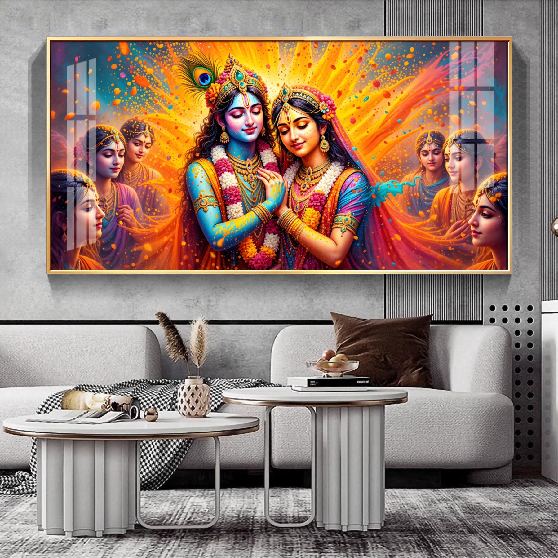 Enchanted Love Of Two Soul Premium Acrylic Horizontal Wall Art