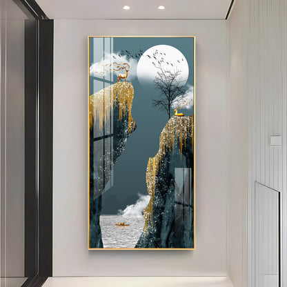 The Serenity Premium Acrylic Vertical Wall Art