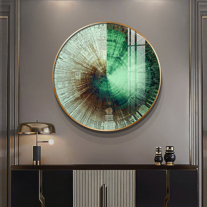 Sphere of Serenity Premium Acrylic Round Wall Art