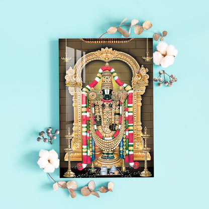 Lord Tirupati Acrylic Wall Art