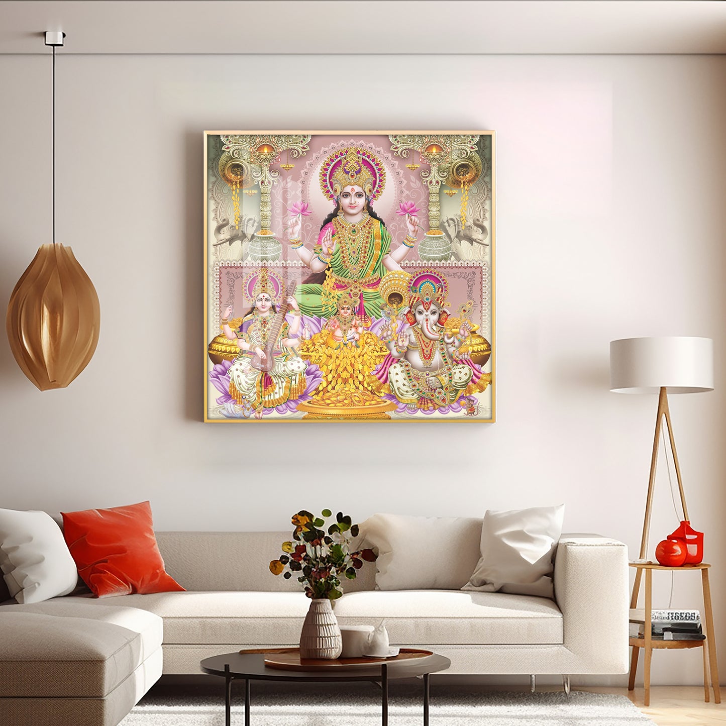 Majestic God & Goddess Premium Acrylic Square Wall Art