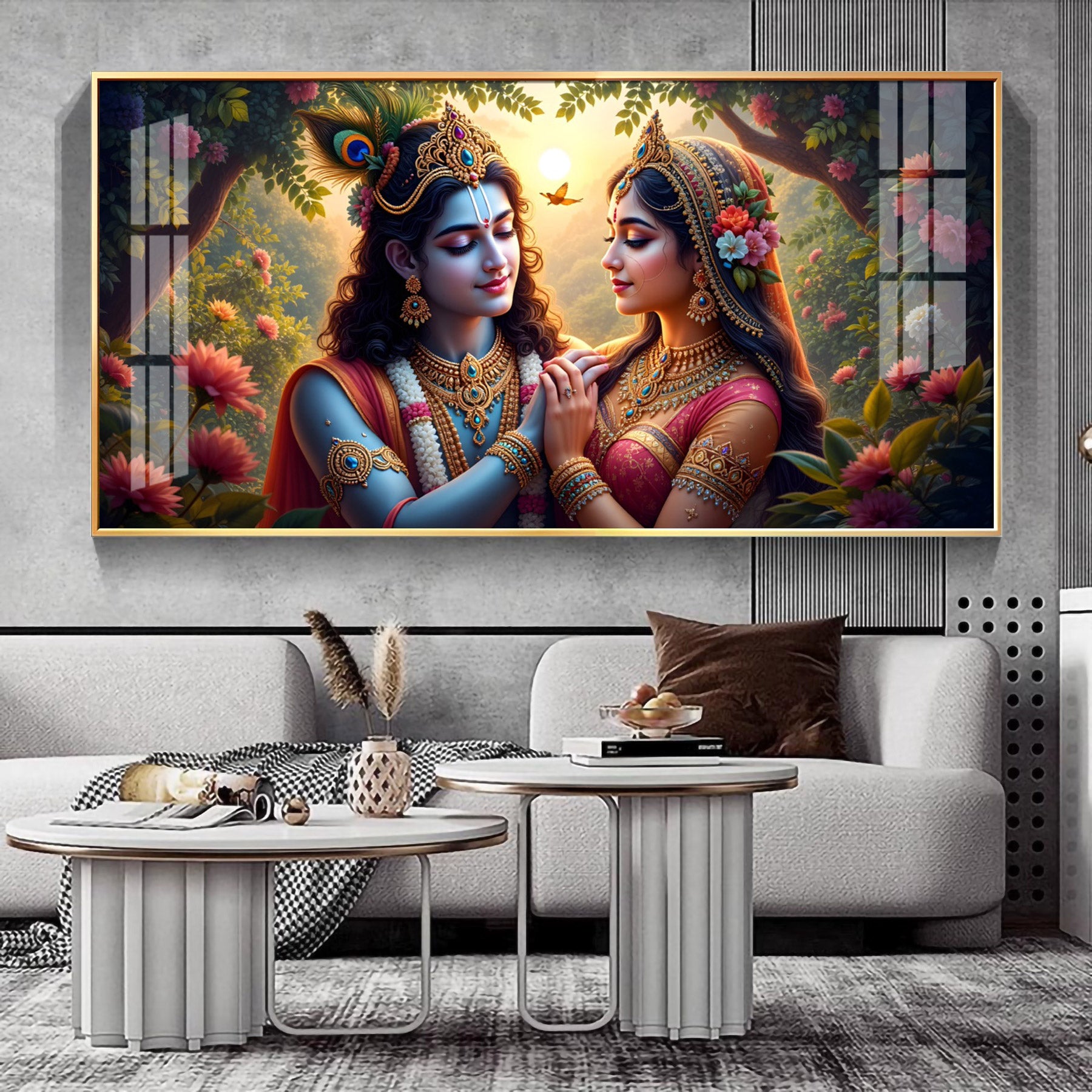 Gopi Prem Premium Acrylic Horizontal Wall Art