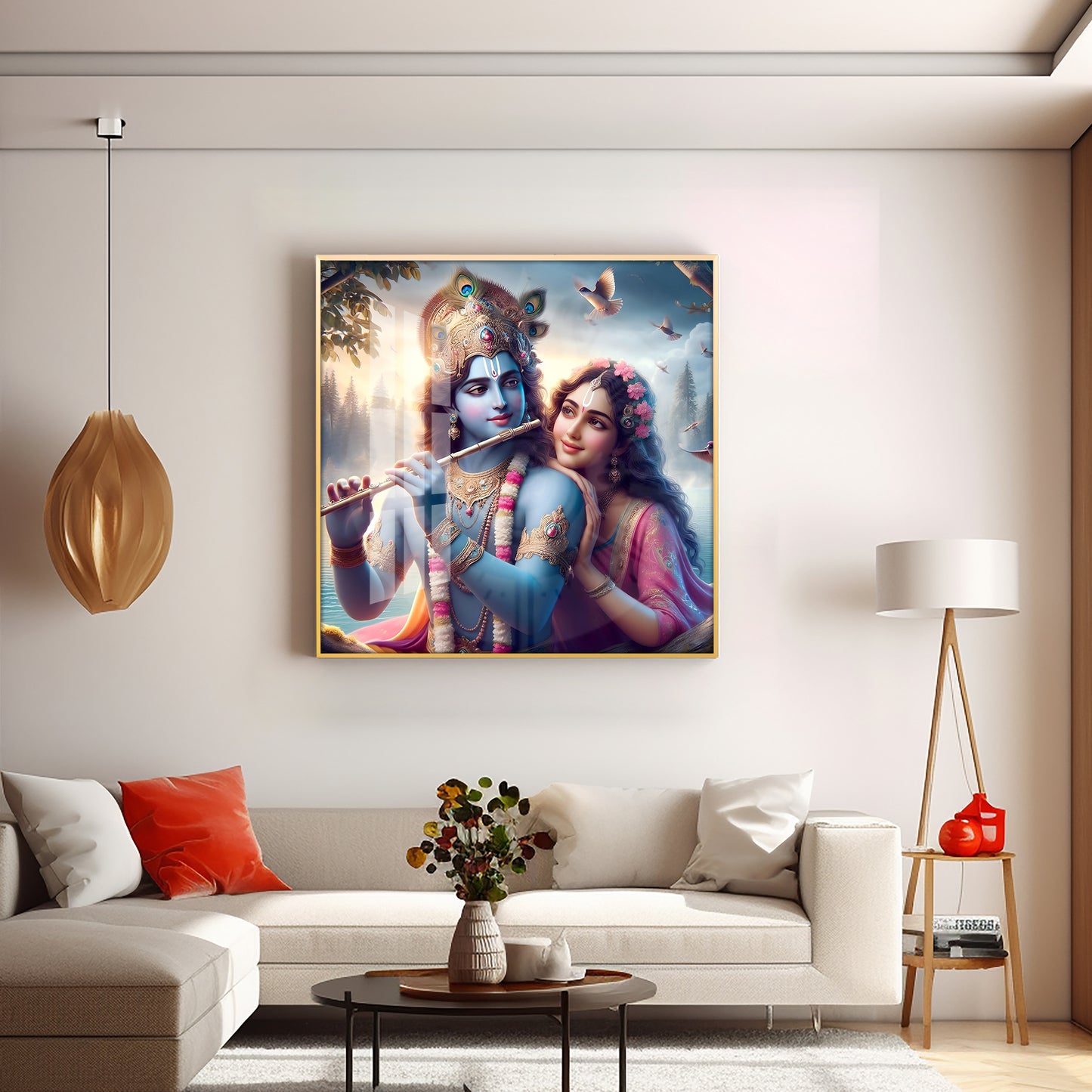 Sacred Love Premium Acrylic Square Wall Art