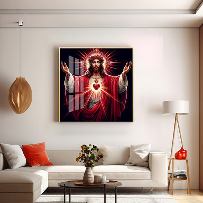 Heart of God Premium Acrylic Square Wall Art