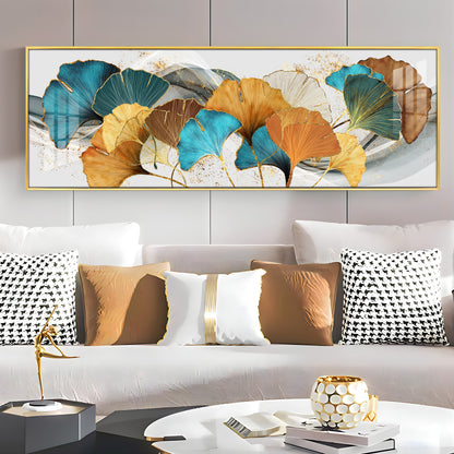 Leaves of Luck Premium Acrylic Horizontal Wall Art