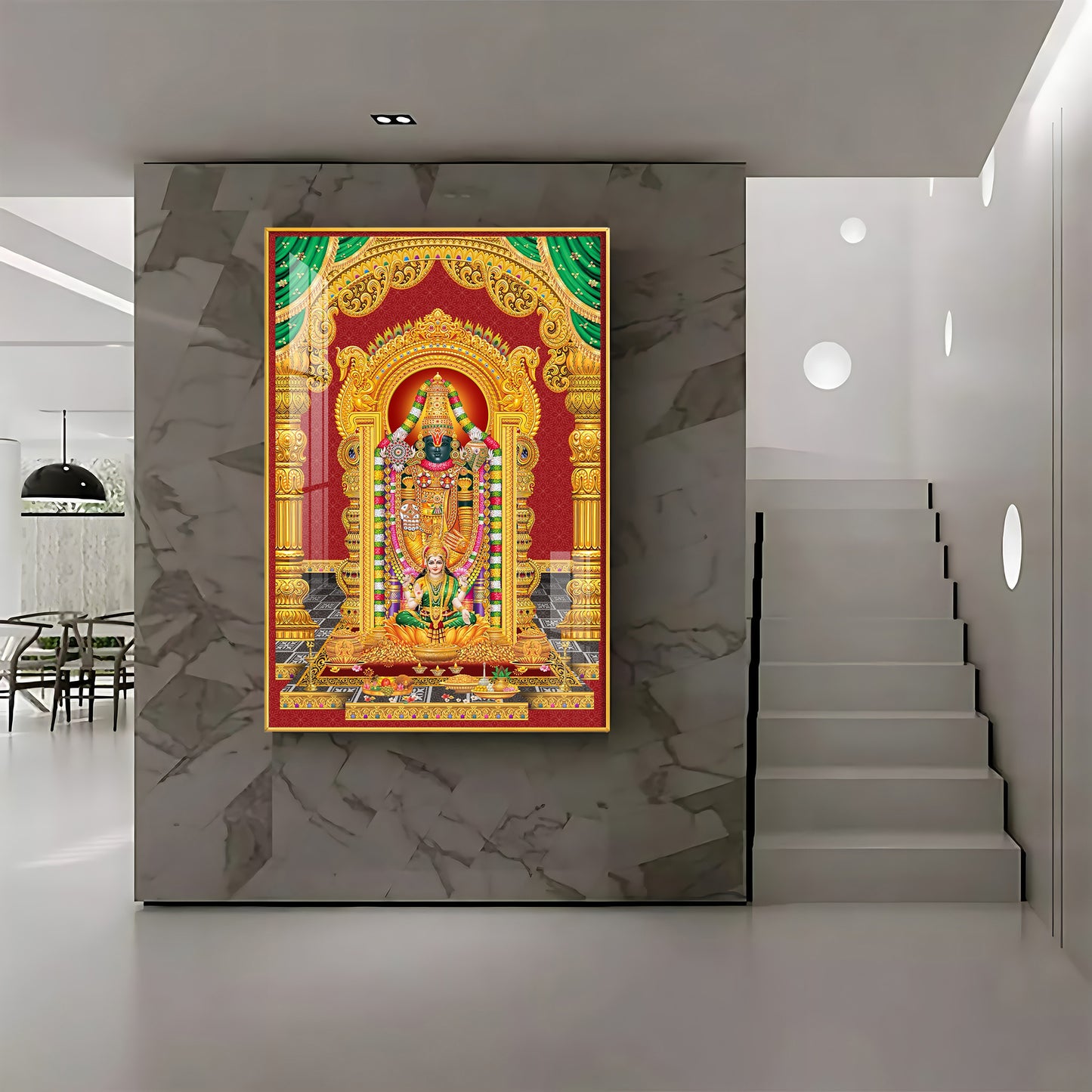 Lord Balaji Essence Premium Acrylic Vertical Wall Art