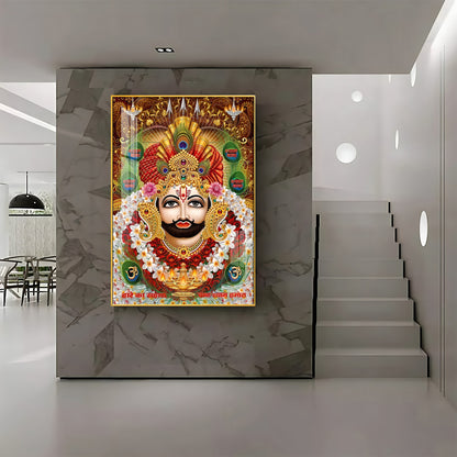 Baba Shyam Humara Premium Acrylic Vertical Wall Art