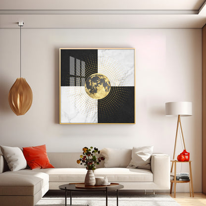 Golden Universe Premium Acrylic Square Wall Art