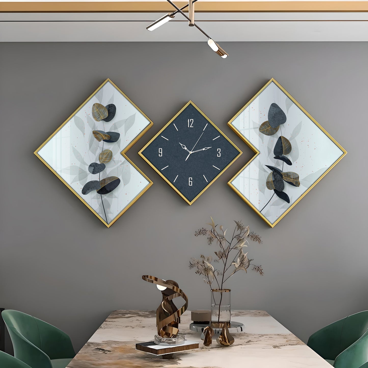 Aesthetic Grey Premium Acrylic Wall Clock