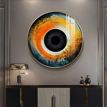 Visionary Gaze Premium Acrylic Round Wall Art