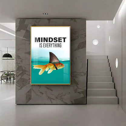 Mindset Is Everything Premium Acrylic Vertical Wall Art