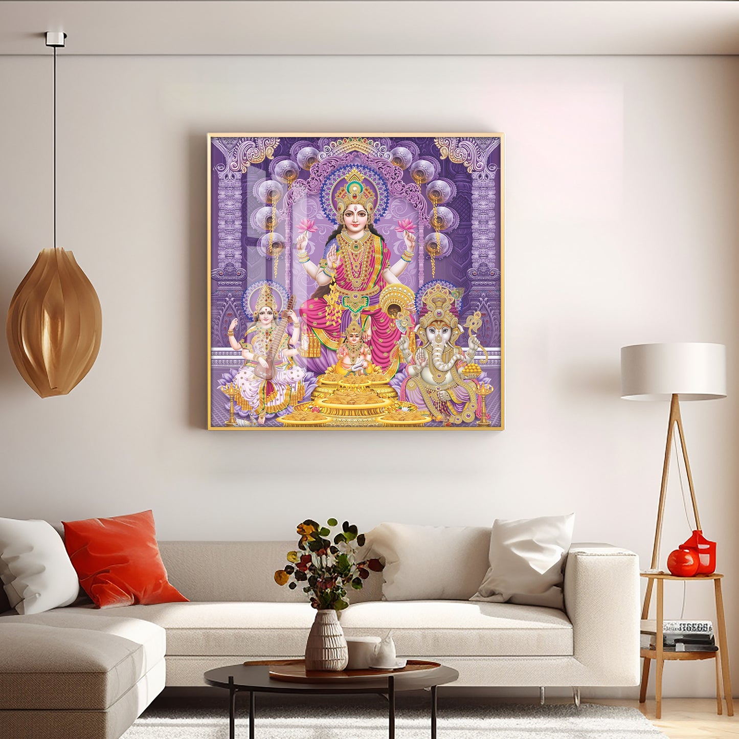 Ethereal Goddess Premium Acrylic Square Wall Art