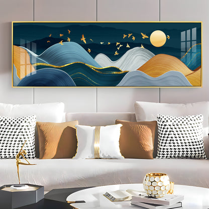 Scandinavian Mountains Premium Acrylic Horizontal Wall Art