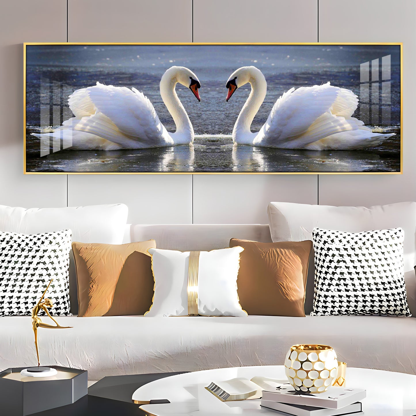 Heartwarming Couple Premium Acrylic Horizontal Wall Art