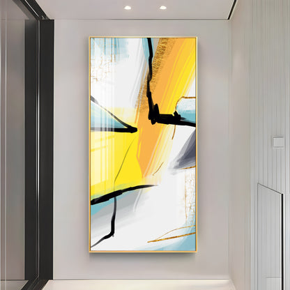 Color Strokes Premium Acrylic Vertical Wall Art