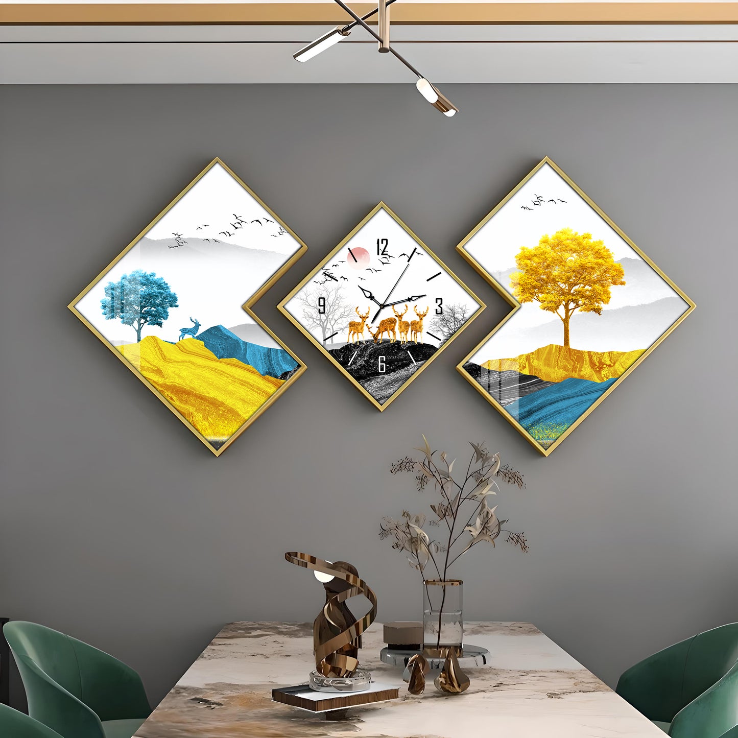 Forest Landscape Premium Acrylic Wall Clock