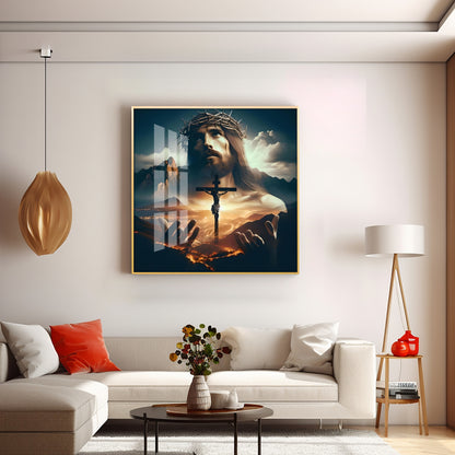 Eternal Faith Premium Acrylic Square Wall Art