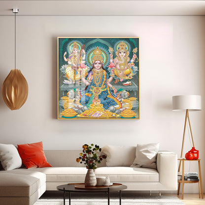 Deities Blessings Premium Acrylic Square Wall Art