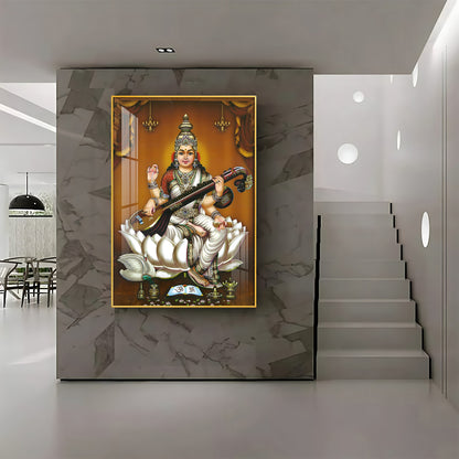 The Goddess's Embrace Premium Vertical Acrylic Wall Art