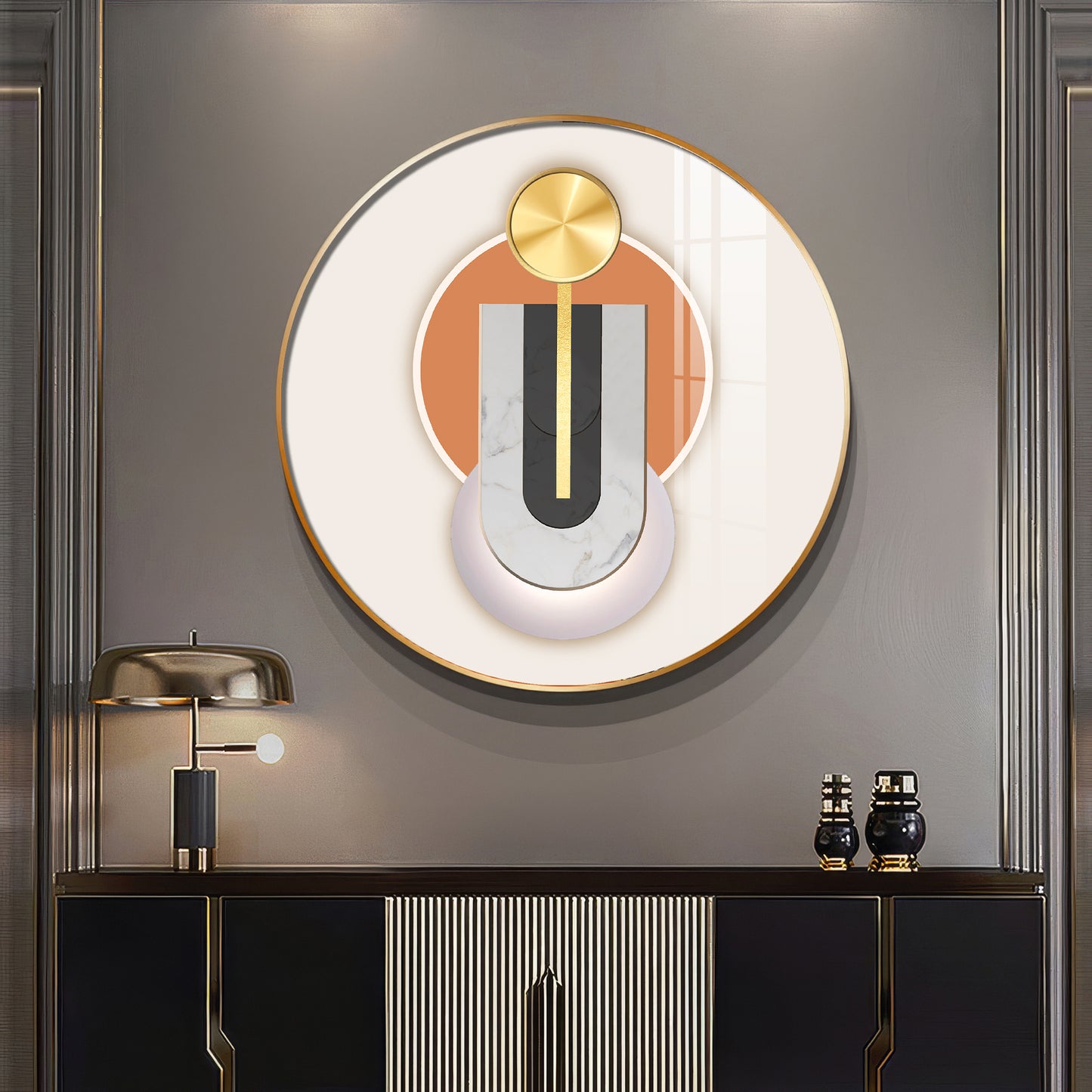 Urban Unity Premium Acrylic Round Wall Art