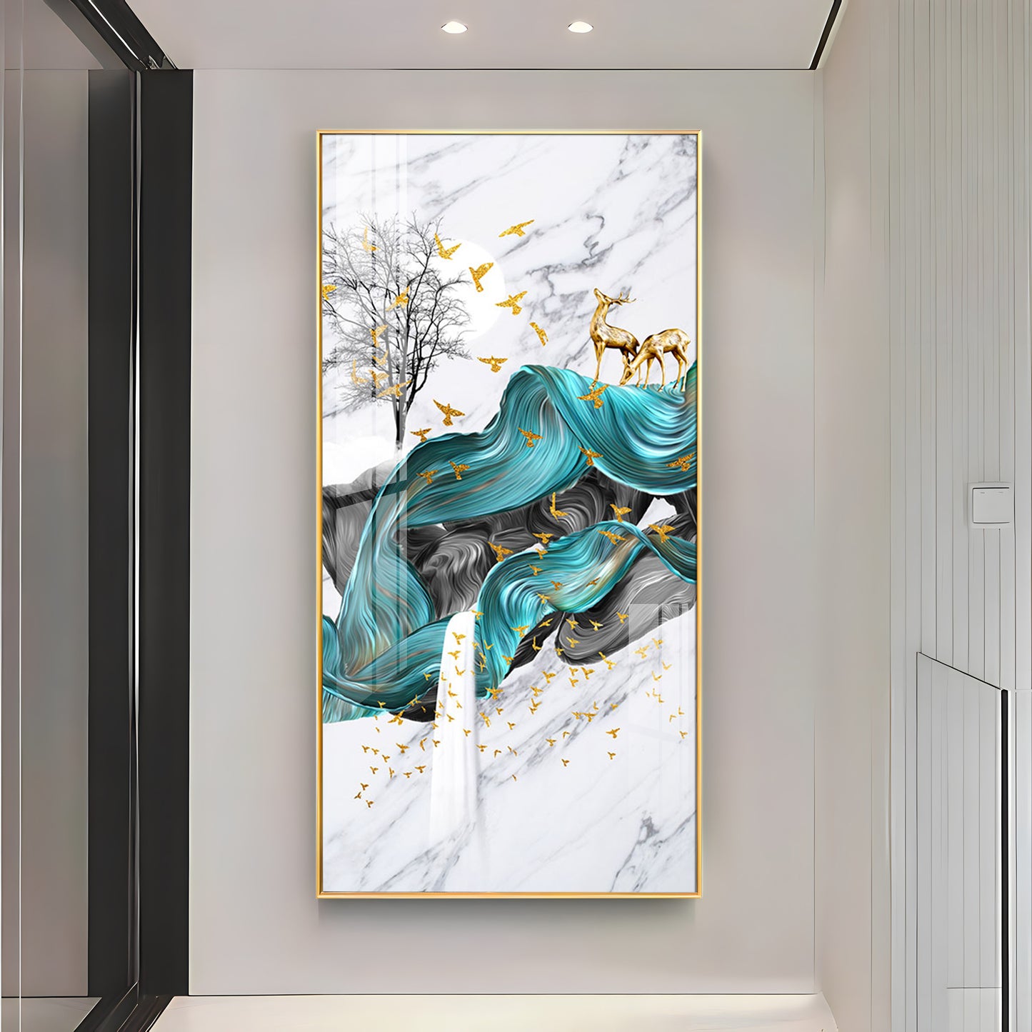 Serene Artwork Luxury Crystal Wall Art