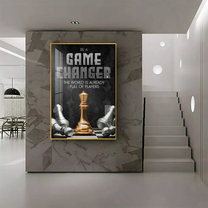 Game Changer Premium Acrylic Vertical Wall Art