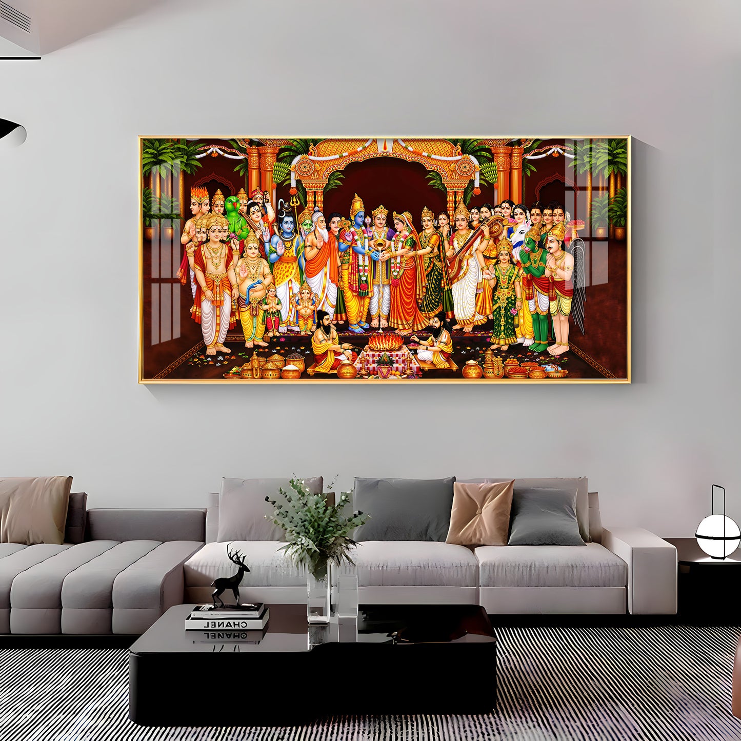 Srinivasa Kalyanam Premium Acrylic Horizontal Wall Art