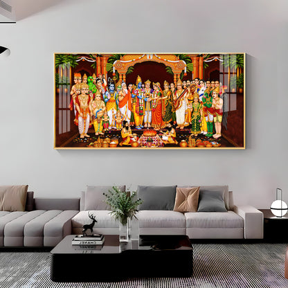 Srinivasa Kalyanam Premium Acrylic Horizontal Wall Art