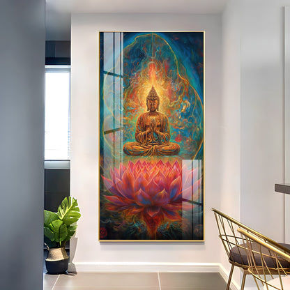 Positve Vibes Premium Acrylic Vertical Wall Art