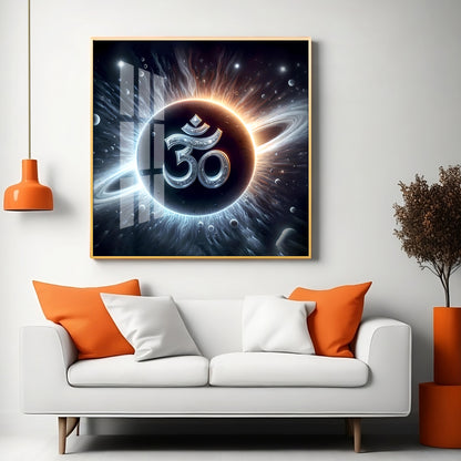 Om Premium Acrylic Square Wall Art