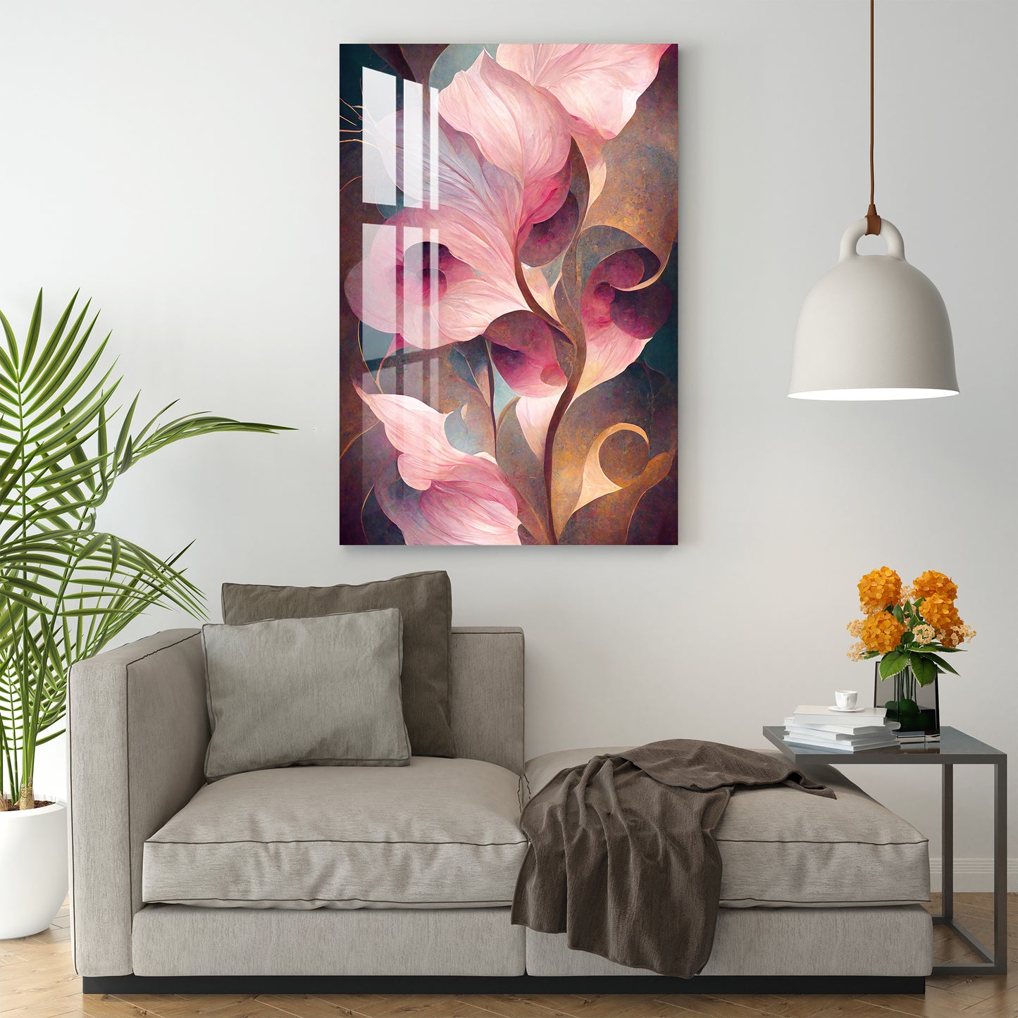 Divine Flower Acrylic Wall Art