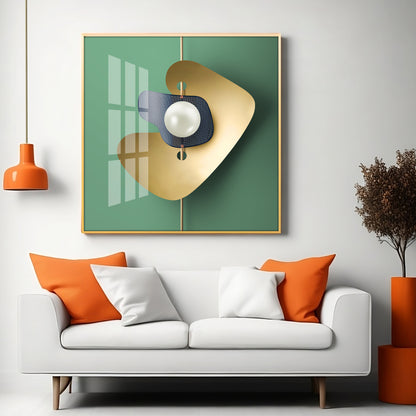 Modern Aesthetics Abstract Premium Acrylic Square Wall Art