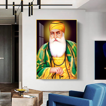 Guru Nanak Ji Premium Vertical Acrylic Wall Art