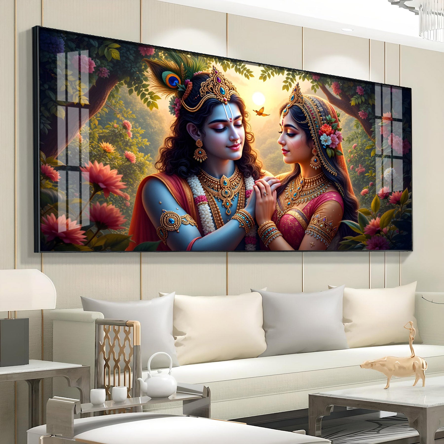 Gopi Prem Premium Acrylic Horizontal Wall Art