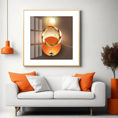 Light And Shadow Premium Acrylic Square Wall Art